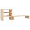 Monitor Stand 81x20x30 cm Solid Pine Wood – Brown