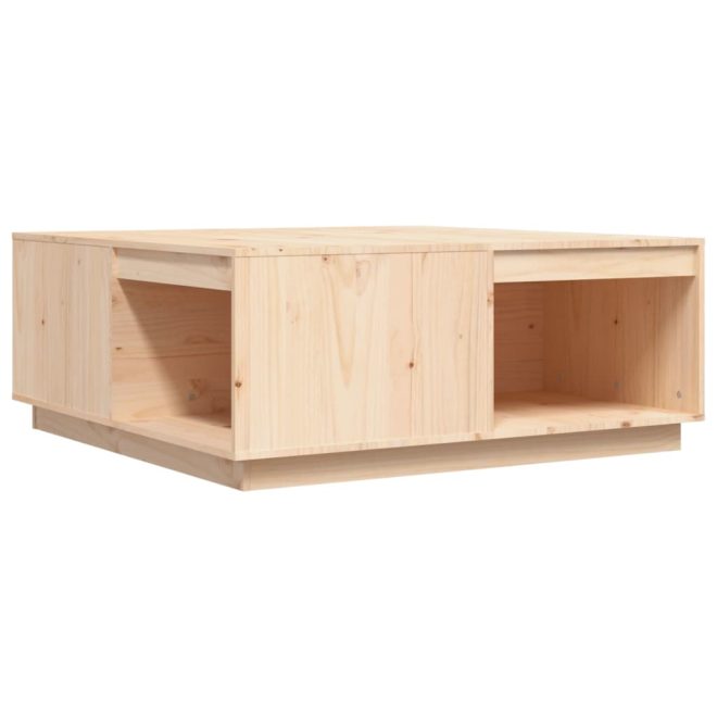 Coffee Table Solid Pine Wood – 100x101x40.5 cm