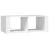 Coffee Table 100x50x36 cm Engineered Wood – White