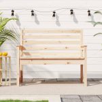 Garden Bench Solid Wood Pine