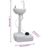 Portable Camping Toilet and Handwash Stand Set