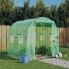 Greenhouse with Steel Frame 4 m² 2x2x2 m – Green