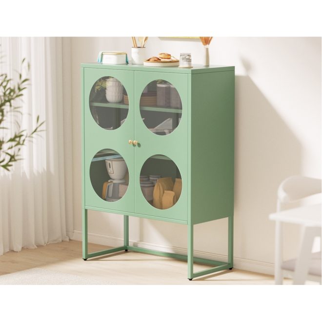 Buffet Sideboard Metal Cabinet – ELLA Green