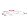 Window Door Awning Canopy 1mx1m Transparent Solid Sheet Aluminum Frame