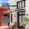 Retractable Folding Arm Awning Manual Sunshade 2Mx1.5M Grey