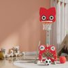 Kids Basketball Hoop Stand Adjustable 5-in-1 Sports Center Toys Set Red