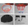 38″ Basketball Hoop Backboard Door Wall Mounted Ring Net Sports Kids