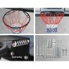 45″ Basketball Hoop Backboard Wall Mounted Ring Net Sports Pro System