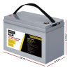 AGM Deep Cycle Battery 12V 120Ah x2 Box Portable Solar Caravan Camping