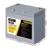 AGM Deep Cycle Battery 12V 75Ah x2 Box Portable Solar Caravan Camping