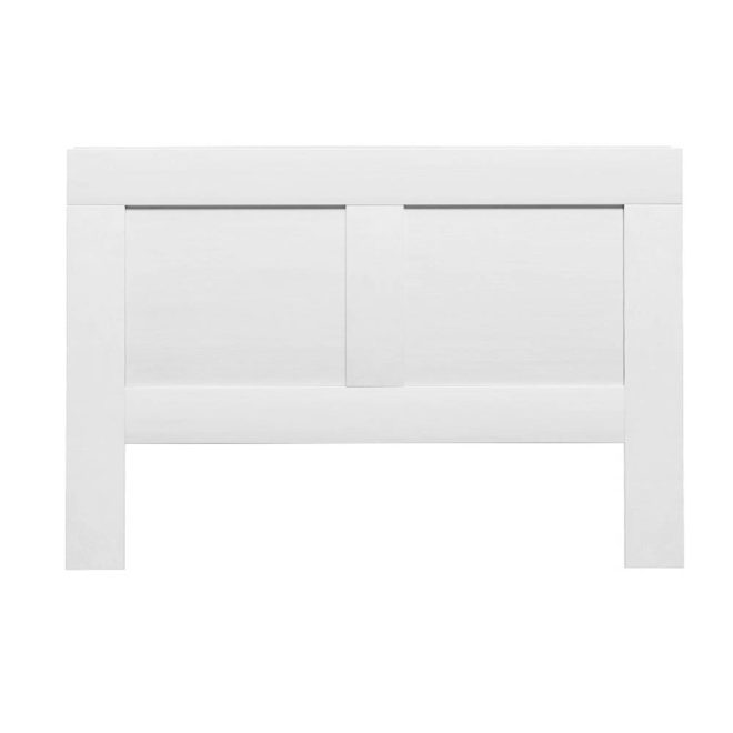 Bed Head Headboard Queen with Shelves – CABI White