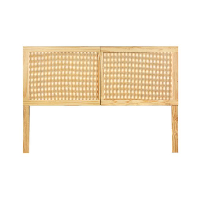 Bed Head Headboard Queen Rattan – RIBO Pine