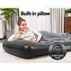 Air Mattress Single Inflatable Bed 30cm Airbed Grey