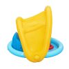 Kids Pool 115x89x76cm Inflatable Play Swimming Pools w/ Canopy 31L