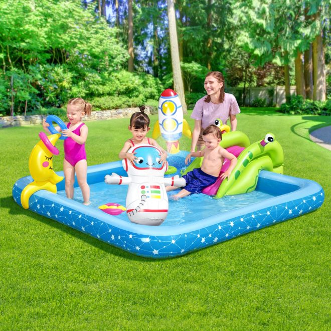 Kids Pool 228x206x84cm Inflatable Above Ground Swimming Play Pools 308L