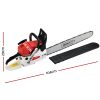 Chainsaw Petrol 72CC 24″ Bar Commercial E-Start Pruning Chain Saw,Chainsaw Petrol 72CC 24″ Bar Commercial E-Start Pruning Chain Saw 5.5HP