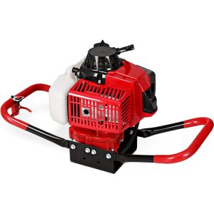 80CC Petrol Post Hole Digger Motor Only Engine Red