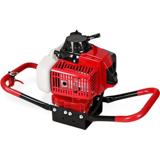 80CC Petrol Post Hole Digger Motor Only Engine Red