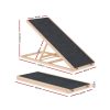 Dog Ramp 100cm Adjustable Height Wooden Steps Stairs For Bed Sofa Car Foldable