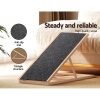 Dog Ramp 100cm Adjustable Height Wooden Steps Stairs For Bed Sofa Car Foldable