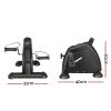 Everfit Pedal Exerciser Mini Exercise Bike Cross Trainer Black