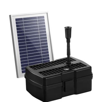 Solar Pond Pump with Eco Filter Box Water Fountain Kit