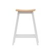 2x Bar Stools Wooden Chairs Oak