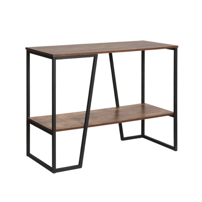 Console Table 106CM 2-tier Walnut Cora