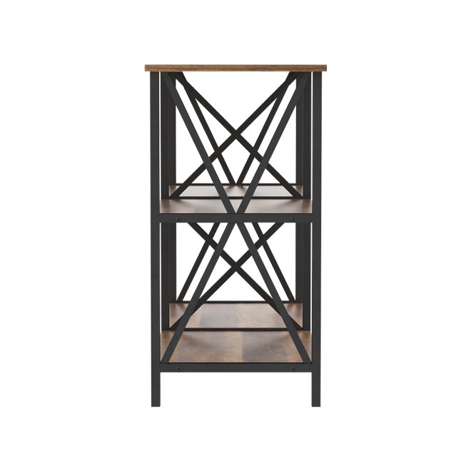 Console Table 120CM 3-tier Walnut Xiah