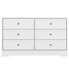 6 Chest of Drawers – LEIF White