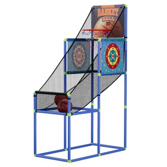 Arcade Basketball Games Electronic Scorer Basketball Hoop Shot Kid Indoor Toy