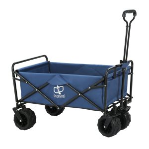 Gardeon Garden Cart Folding 120kg Trolley Camping Wagon Barrow Outdoor Beach