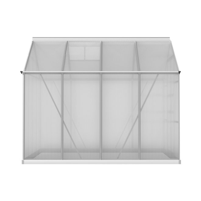 Greenfingers Aluminium Greenhouse Green House Polycarbonate Garden Shed 2.4×2.5M