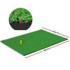 Golf Hitting Practice Mat Portable Driving Range Training Aid 80x60cm