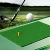 Golf Hitting Practice Mat Portable Driving Range Training Aid 80x60cm