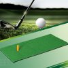 Golf Hitting Practice Mat Portable Driving Range Training Aid 60x30cm