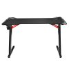 Gaming Desk Computer Desks Table Study Home Ofiice RGB LED Light – 120x60x72 cm