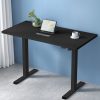 Electric Standing Desk Motorised Adjustable Sit Stand Desks – 120×60 cm, Black