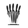 5-Star Chef Kitchen Knife Set Stainless Steel Non-stick with Sharpener – 7