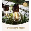 32m Solar Festoon Lights Outdoor LED String Light Christmas Party Decorations