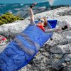 Single Sleeping Bag Bags Outdoor Camping Hiking Thermal -10 deg Tent – Blue