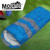 Single Sleeping Bag Bags Outdoor Camping Hiking Thermal -10 deg Tent – Blue