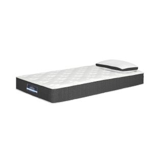 18cm Mattress Medium Soft w/Pillows King Single