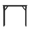 Computer Desk Laptop Table Bookshelf Desk Storage Rack Office Study – Black