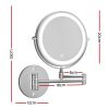 Extendable Makeup Mirror 10X Magnifying Double-Sided Bathroom Mirror – White