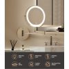 Extendable Makeup Mirror 10X Magnifying Double-Sided Bathroom Mirror – White