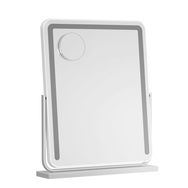 Makeup Mirror with Lights Hollywood Vanity Tabletop LED Mirrors 40X50CM – White