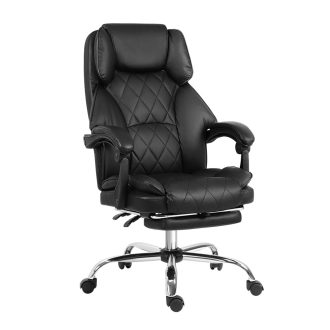 Executive Office Chair Leather Gaming Computer Desk Chairs Recliner