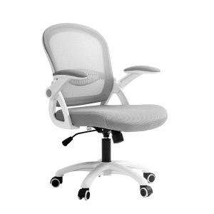 Office Chair Mesh Computer Desk Chairs Work Study Gaming Mid Back – Grey