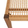 Outdoor Garden Bench Seat Dining Acacia Wood 2-Seater Patio Furniture